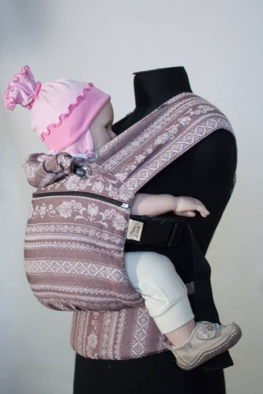 Karaush baby carriers with growing backpanel