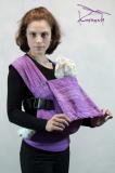 слингорюкзак 45КБ Эргономичный рюкзак из шарфа Ellevill Zara purple